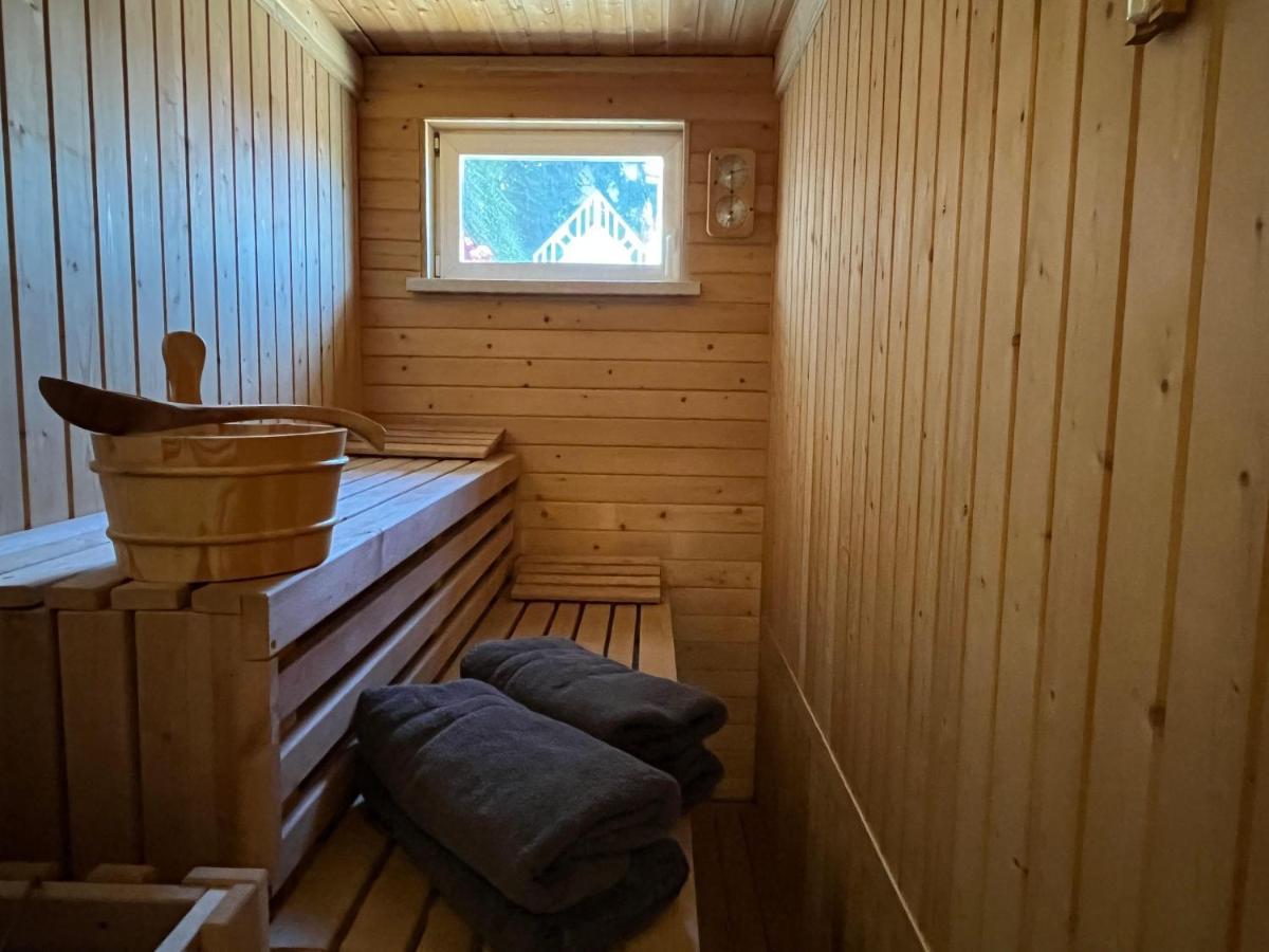 Saechsische-Schweiz-Ferienhaus-Wohnung-1-Mit-Elbblick-Sauna-Und-Kamin Konigstein an der Elbe Luaran gambar